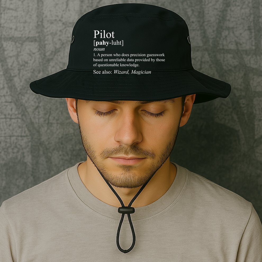 Pilot Definition Bucket Hat
