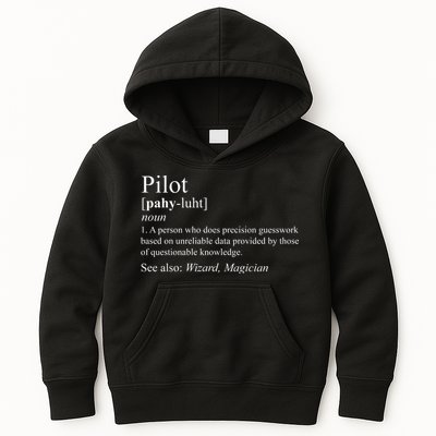 Pilot Definition Kids Hoodie