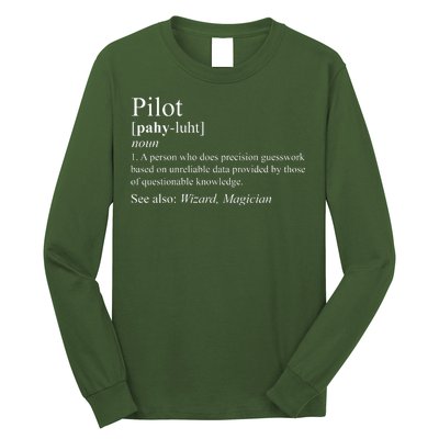 Pilot Definition Long Sleeve Shirt