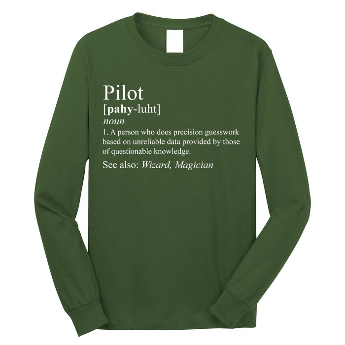 Pilot Definition Long Sleeve Shirt