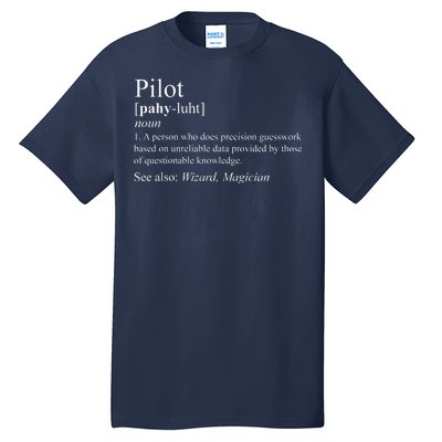 Pilot Definition Tall T-Shirt