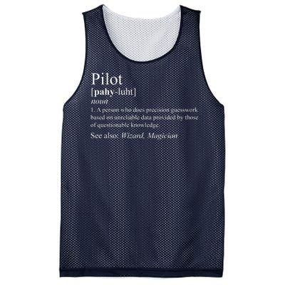 Pilot Definition Mesh Reversible Basketball Jersey Tank