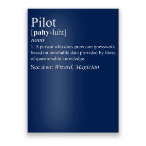 Pilot Definition Poster