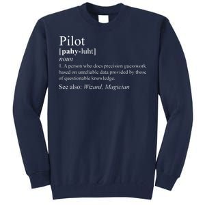 Pilot Definition Tall Sweatshirt