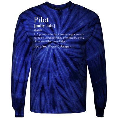 Pilot Definition Tie-Dye Long Sleeve Shirt