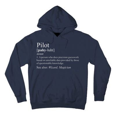 Pilot Definition Tall Hoodie