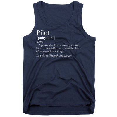 Pilot Definition Tank Top