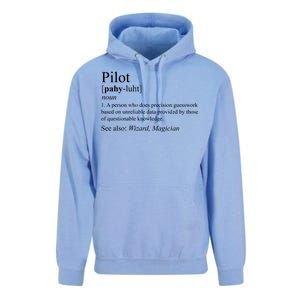 Pilot Definition Unisex Surf Hoodie