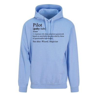 Pilot Definition Unisex Surf Hoodie