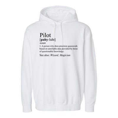 Pilot Definition Garment-Dyed Fleece Hoodie