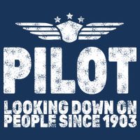 Pilot Looking Down On People Since 1903 7-Panel Snapback Hat