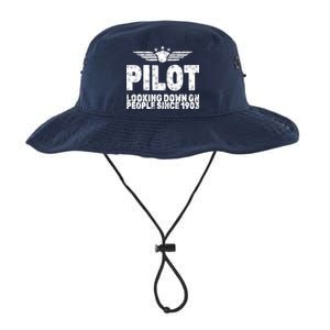 Pilot Looking Down On People Since 1903 Legacy Cool Fit Booney Bucket Hat