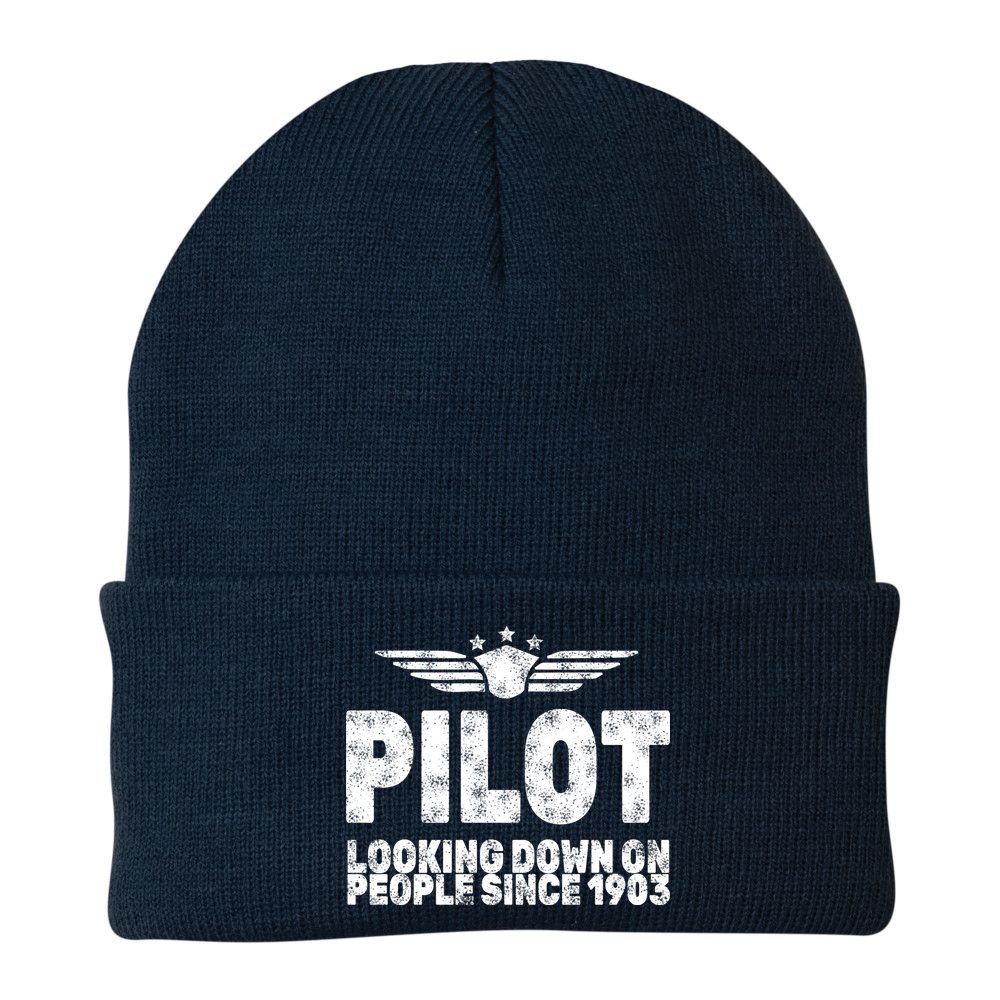 Pilot Looking Down On People Since 1903 Beanie