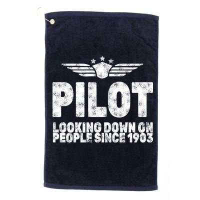 Pilot Looking Down On People Since 1903 Golf Towel