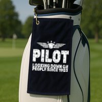 Pilot Looking Down On People Since 1903 Golf Towel