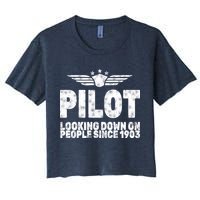 Pilot Looking Down On People Since 1903 Crop Top