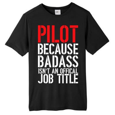 Pilot Official Job Title Tall Fusion ChromaSoft Performance T-Shirt