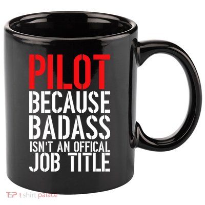Pilot Official Job Title 11oz C Handle Ceramic Mug