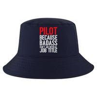 Pilot Official Job Title Cool Comfort Performance Bucket Hat