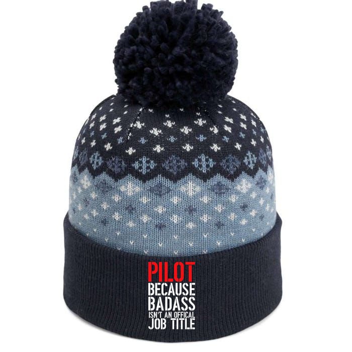 Pilot Official Job Title The Baniff Cuffed Pom Beanie