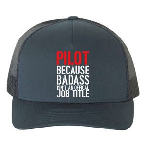 Pilot Official Job Title Yupoong Adult 5-Panel Trucker Hat