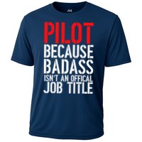 Pilot Official Job Title Cooling Performance Crew T-Shirt