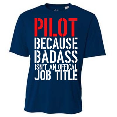 Pilot Official Job Title Cooling Performance Crew T-Shirt