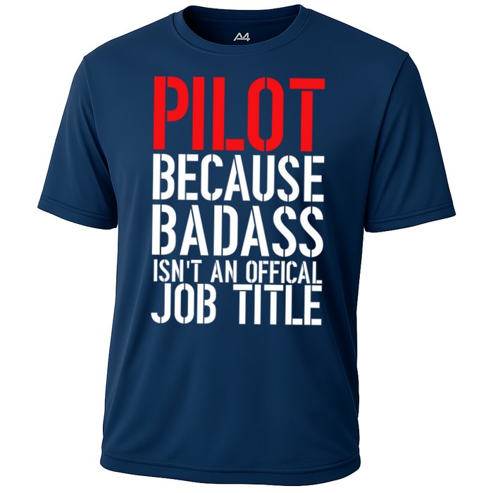 Pilot Official Job Title Cooling Performance Crew T-Shirt