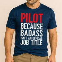 Pilot Official Job Title Cooling Performance Crew T-Shirt