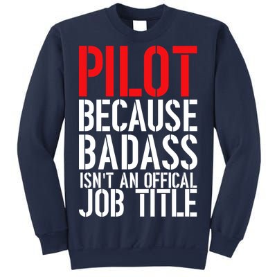 Pilot Official Job Title Sweatshirt