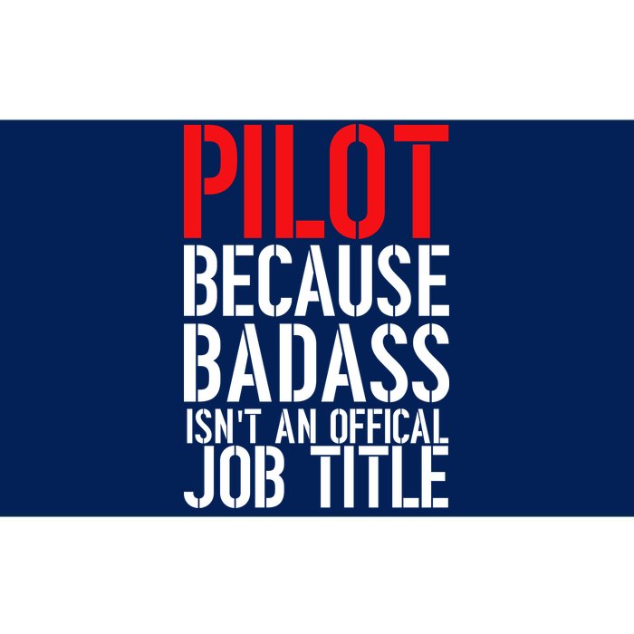 Pilot Official Job Title Bumper Sticker