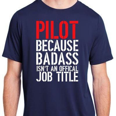 Pilot Official Job Title Adult ChromaSoft Performance T-Shirt