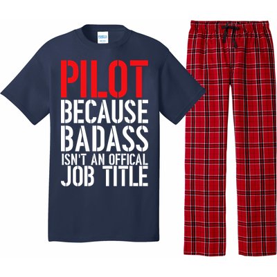 Pilot Official Job Title Pajama Set