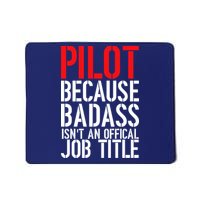 Pilot Official Job Title Mousepad