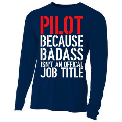 Pilot Official Job Title Cooling Performance Long Sleeve Crew