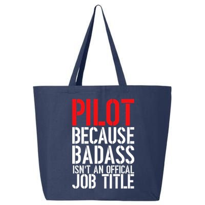 Pilot Official Job Title 25L Jumbo Tote