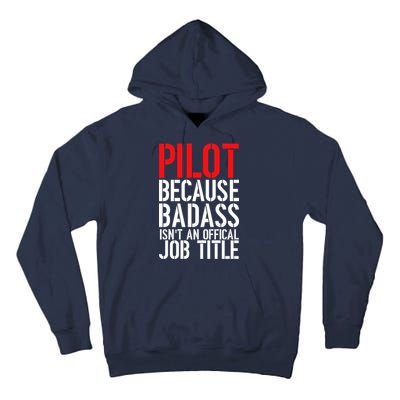 Pilot Official Job Title Tall Hoodie