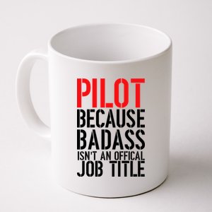 Pilot Official Job Title Coffee Mug