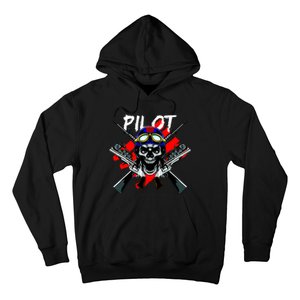 Pilot Skull Hoodie