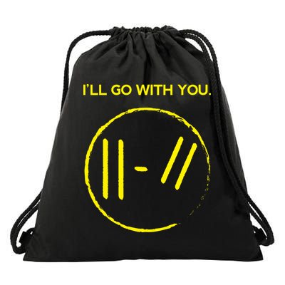 Pilots I'll Go With You Drawstring Bag
