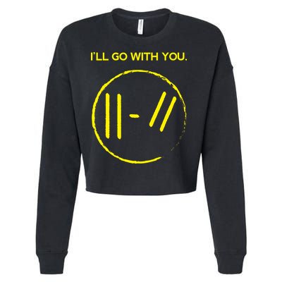 Pilots I'll Go With You Cropped Pullover Crew