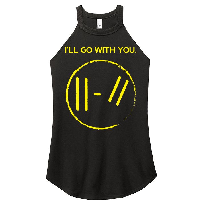 Pilots I'll Go With You Women's Perfect Tri Rocker Tank