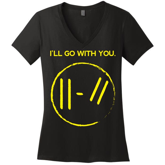 Pilots I'll Go With You Women's V-Neck T-Shirt