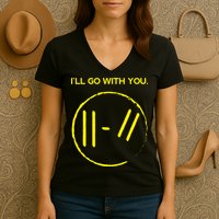 Pilots I'll Go With You Women's V-Neck T-Shirt