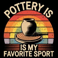 Pottery Is My Favorite Sport Funny Pottery 16 in Basic Backpack