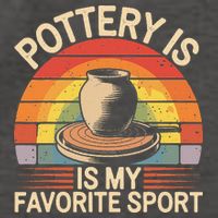Pottery Is My Favorite Sport Funny Pottery Vector Backpack