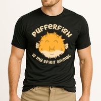Pufferfish Is My Spirit Animal Funny Puffer Fish Cooling Performance Crew T-Shirt
