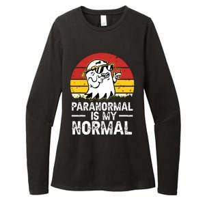 Paranormal Is My Normal Retro Ghost Hunting Halloween Womens CVC Long Sleeve Shirt