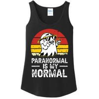 Paranormal Is My Normal Retro Ghost Hunting Halloween Ladies Essential Tank