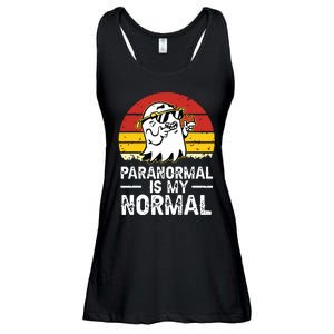 Paranormal Is My Normal Retro Ghost Hunting Halloween Ladies Essential Flowy Tank